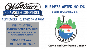 Business After Hours and Ribbon Cutting Tulakogee Camp and Conference Center